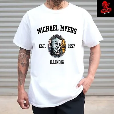 Buy Michael Myers Horror Movie Baseball Tee | Unisex Heavy Cotton T-Shirt S–3XL 🎃 • 23.54£