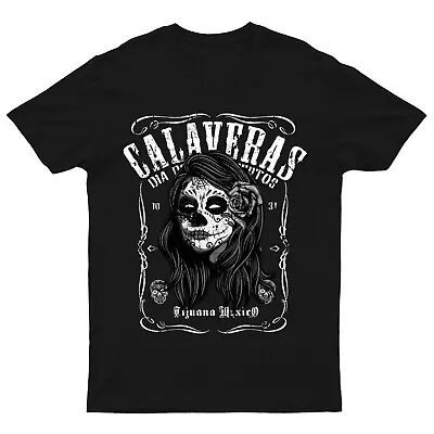 Buy Day Of The Dead Mexican T-Shirt Sugar Skull Dia De Los Muertos Tradition #V#DD63 • 9.99£