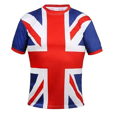 Buy Union Jack Men’s T-Shirt  Full Union Jack On Front AND Back          UK Seller • 5.99£