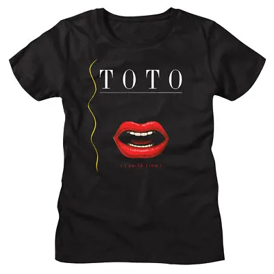 Buy Toto Isolation Album Women's T Shirt Mouth Teeth Cover 80's Pop Music Group • 24.89£