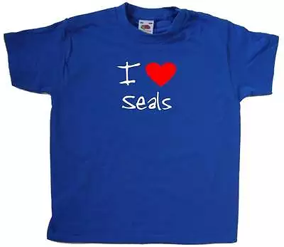 Buy I Love Heart Seals Kids T-Shirt • 6.99£