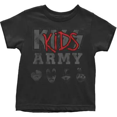 Buy Kiss Kids T-Shirt 'Kids Army' Official Product Ages 1 To 5 Years - Free Postage • 11.95£