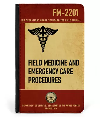 Buy Medicine Manual FM-2201 From Last Of Us Faux Leather Design Passport Cover • 11.99£