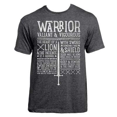 Buy World Of Warcraft / RPG Inspired WARRIOR T-shirt - Unisex / Mens • 19.99£