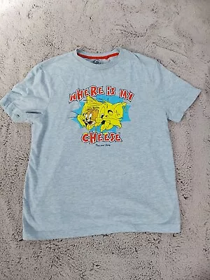 Buy Primark Tom & Jerry Grey Where Is My Cheese Tshirt Size L • 1.95£