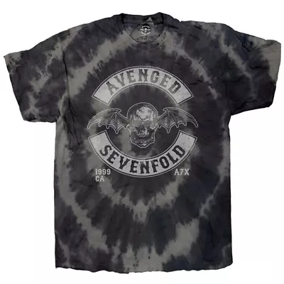 Buy Avenged Sevenfold Deathbat Crest Dip-Dye T-Shirt NEW OFFICIAL • 16.59£