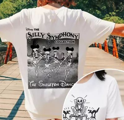 Buy Silly Symphony The Skeleton Dance Shirt, Dancing Skeleton Halloween Shirt, S-5Xl • 25.57£