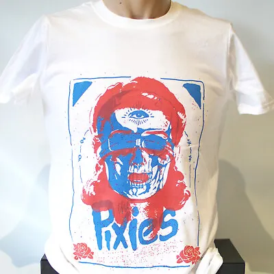 Buy Pixies Indie Punk Rock Short Sleeve White Unisex T-shirt S-3XL • 14.99£