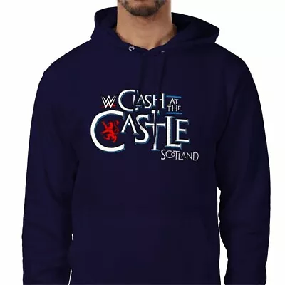 Buy Clash At The Castle Scotland Hoodie In Navy Blue XS To 2XL  • 36.99£