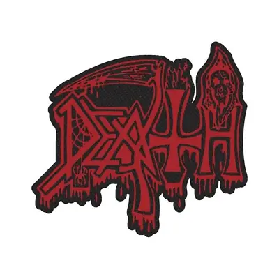Buy Death Logo Cut Out Patch Official Metal Band Merch • 5.69£