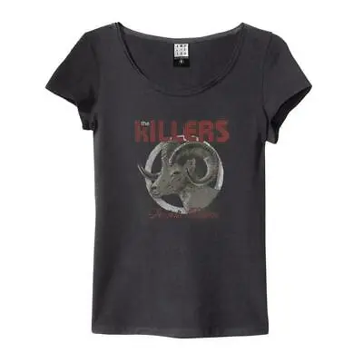 Buy Amplified The Killers Sam's Town Ladies Charcoal T Shirt The Killers Ladies Tee  • 19.95£