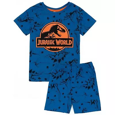 Buy Jurassic World Boys All-Over Print Short Pyjama Set NS7337 • 11.14£