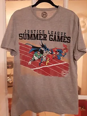 Buy DC Comics Originals Grey Mens Super Hero T Shirt Size L • 5.50£