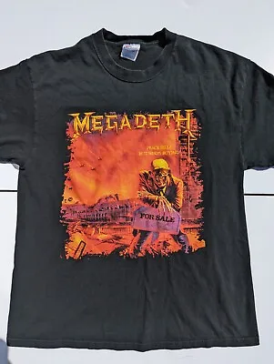 Buy Megadeth - Peace Sells But Who's Buying T-Shirt - Large Black • 44.99£