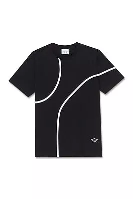 Buy MINI Genuine Mens T Shirt Tee Top Outline Print Wing Logo Cotton Black White • 30£