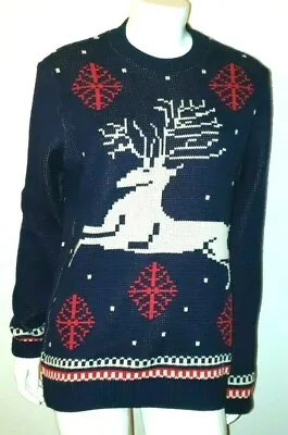 Buy Digital Stag & Flake Sexy Cute Christmas Jumper Stag & Hart Vintage Size Small  • 19.99£