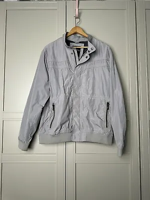 Buy MENS ANGELO LITRICO C&A Grey  ZIP UP CASUAL  Bomber JACKET COAT M • 15£