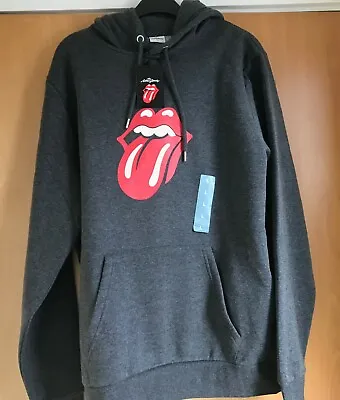 Buy The Rolling Stones Under License Hoodie BNWT - Dark Grey - Size L • 24.99£