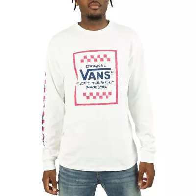 Buy Vans Sketchy Past Long Sleeve T-Shirt / White / RRP £32 • 14£