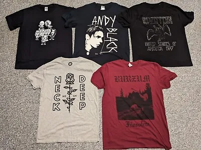 Buy Brand New Rock And Roll, Metal T Shirt Bundle Size L - Uriah Heep, Andy Black • 26.99£
