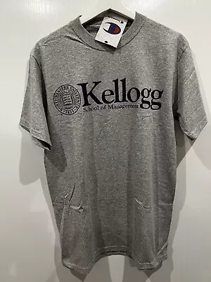 Buy Vintage Kellogg Northwestern University School Of Management Grey Shirt - Medium • 31.25£