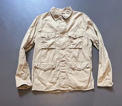 Buy Gap  Classic Tan Cotton  Military  Chore Jacket BDU M - L 42” - 44” • 20£