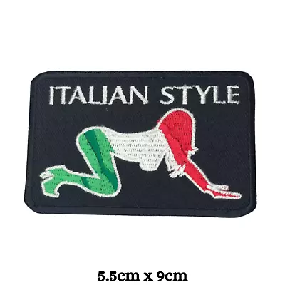 Buy Italian Style Biker Badge Clothing Shirt Iron/Sew On Embroidered Patch • 2.99£