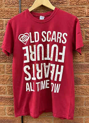 Buy All Time Low T Shirt Old Scars Hearts Future Red Size Medium • 9.99£
