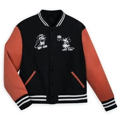 Buy Disney Store Mickey And Minnie Varsity Jacket - Adults - Vintage Style - BNWT • 54.99£