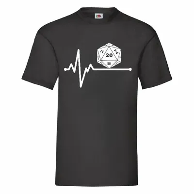 Buy Dungeons And Dragons Heartbeat T Shirt Small-2XL • 10.99£