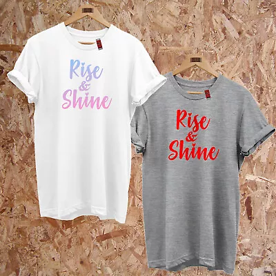Buy Rise & Shine T-Shirt Kardashians Inspired T-Shirt Relaxed Or Fitted Kylie Jenner • 12.95£