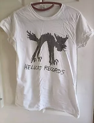 Buy Ladies Hellcat Records T-shirt, Size XL, 14, Punk, Rancid Grade 2 Horrorpops Ska • 7£
