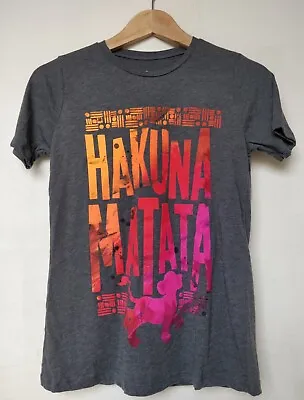 Buy Disney LION KING HAKUNA MATATA LADIES Size XS T-shirt BNWT • 9.99£