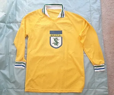 Buy SEPULTURA Vintage 1990s Yellow Brazil Football T Shirt L Tour Metal LP Slayer CD • 114£