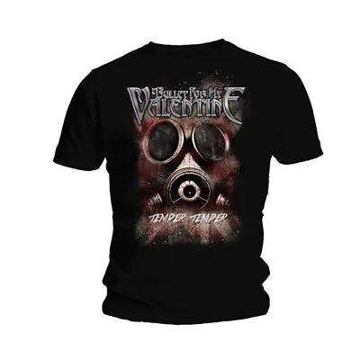 Buy Bullet For My Valentine Temper Temper Gas Mask Official Tee T-Shirt Mens • 15.99£