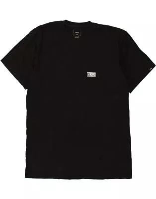 Buy VANS Mens Classic Fit Graphic T-Shirt Top Large Black Cotton EU05 • 9.95£