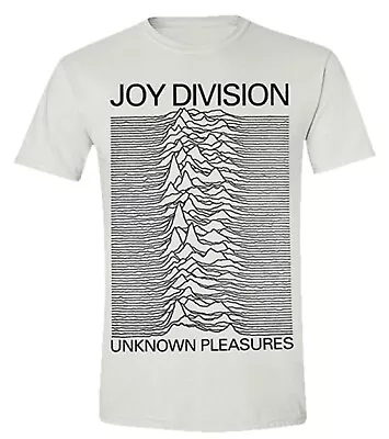 Buy UNKNOWN PLEASURES (WHITE) By JOY DIVISION T-Shirt • 18.13£