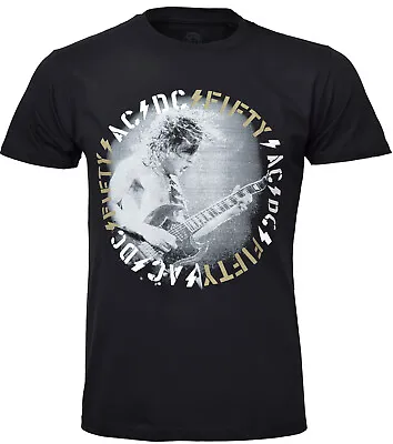 Buy AC DC Angus Live  T Shirt Official 50Th Anniversary Fifty Years Rock S-2XL New • 16.99£