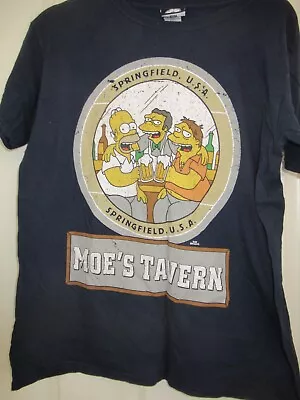 Buy MENS THE SIMPSONS MOES TAVERN T SHIRT Size M • 4.99£