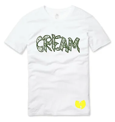 Buy Wu-Tang Clan Cream Dollar Bill Hip Hop T Shirt White • 15.49£