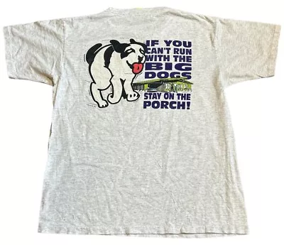 Buy Big Dogs 1992 Vintage Single Stitch Double Sided T Shirt Size XL • 20£
