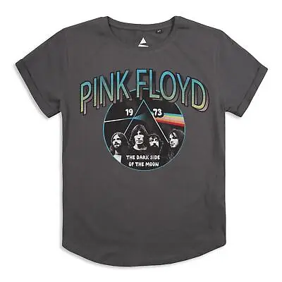 Buy Pink Floyd Womens T-shirt Gradient Dark Side Of The Moon 1973 Top S-XL Official • 13.99£