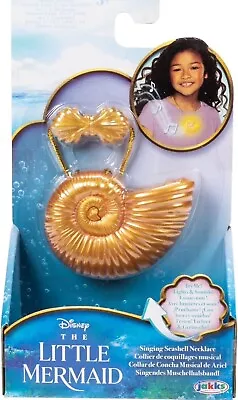 Buy Disney The Little Mermaid Ariel Seashell Singing Necklace Light-Up Feature • 14.46£