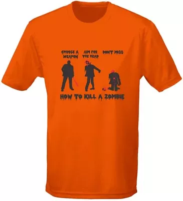 Buy How To Kill A Zombie Gaming Mens T-Shirt 10 Colours (S-3XL) By Swagwear • 10.24£