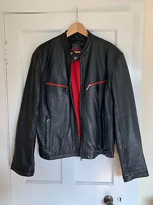 Buy Vintage  Hard Rock Cafe Leather Jacket Black • 50£