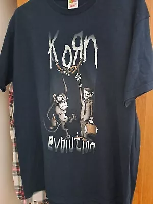 Buy Vintage Korn Evolution (2007) Black T Shirt Mens  XL • 15.99£