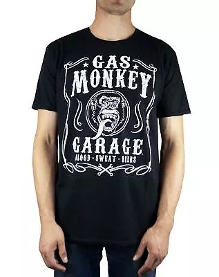 Buy Gas Monkey Garage Black Short Sleeved T-Shirt (Mens) • 14.99£