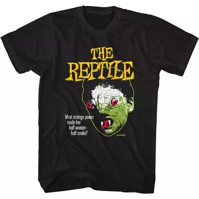 Buy Hammer Horror - The Reptile Face - Short Sleeve - Adult - T-Shirt • 58.08£