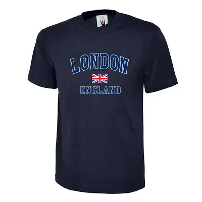 Buy London England Union Jack Tshirt D8 - All Sizes • 9.99£