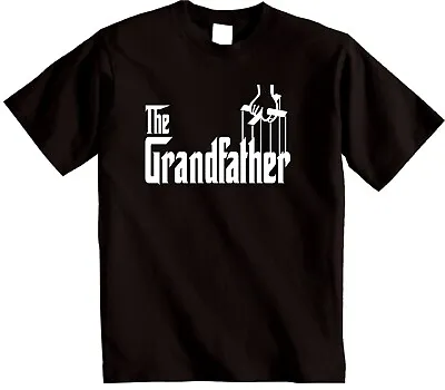 Buy Grandfather Mens T-shirt The GodFather Parody T Shirt Grandad Pops Dad Father • 11.95£